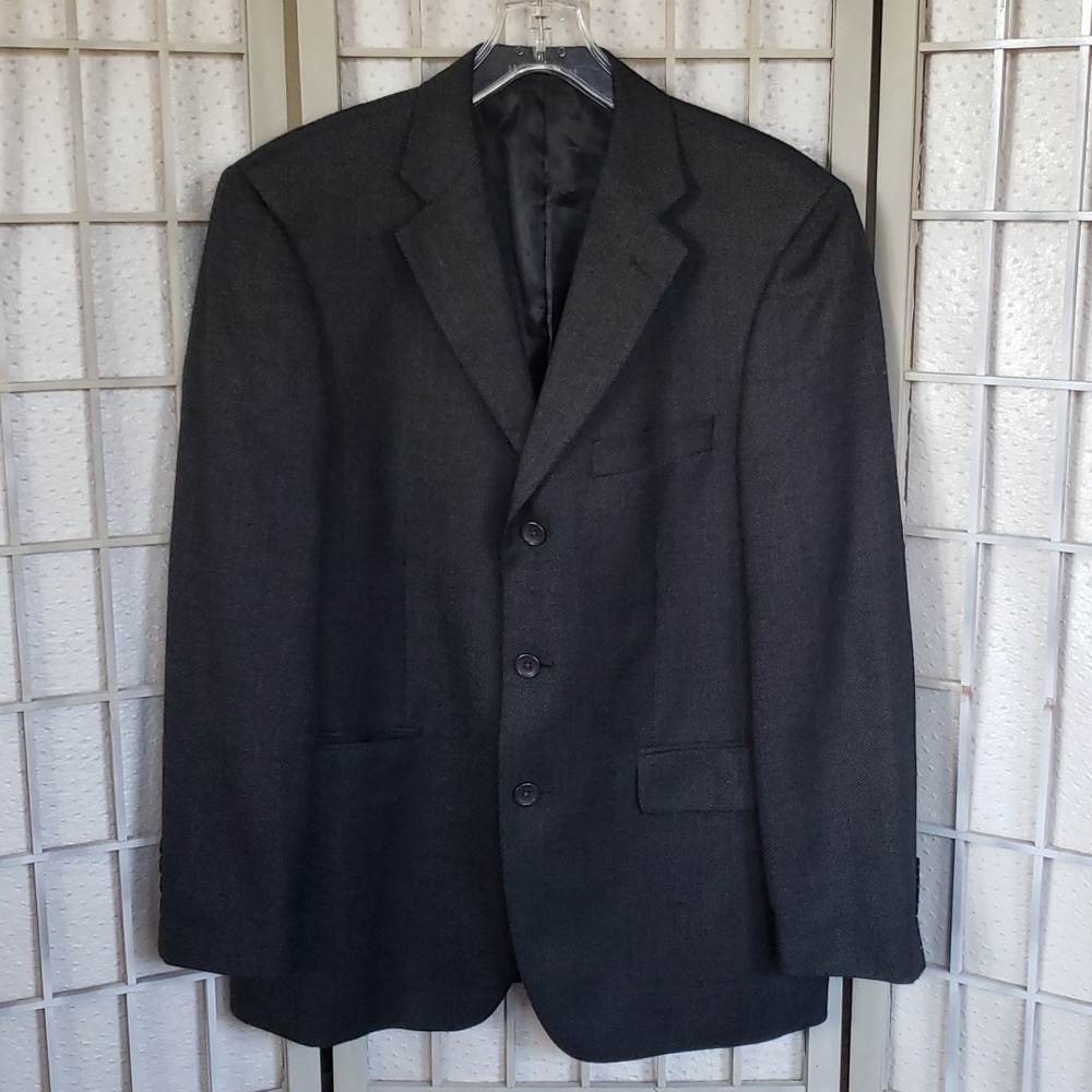 Emanuel Ungaro dark gray mens suit jacket